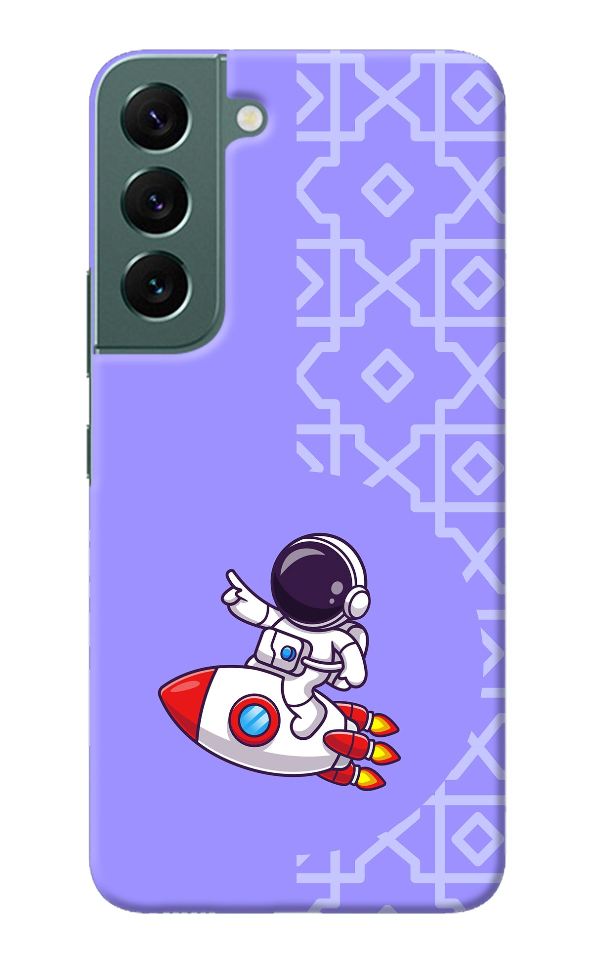 Cute Astronaut Samsung S22 Plus Back Cover