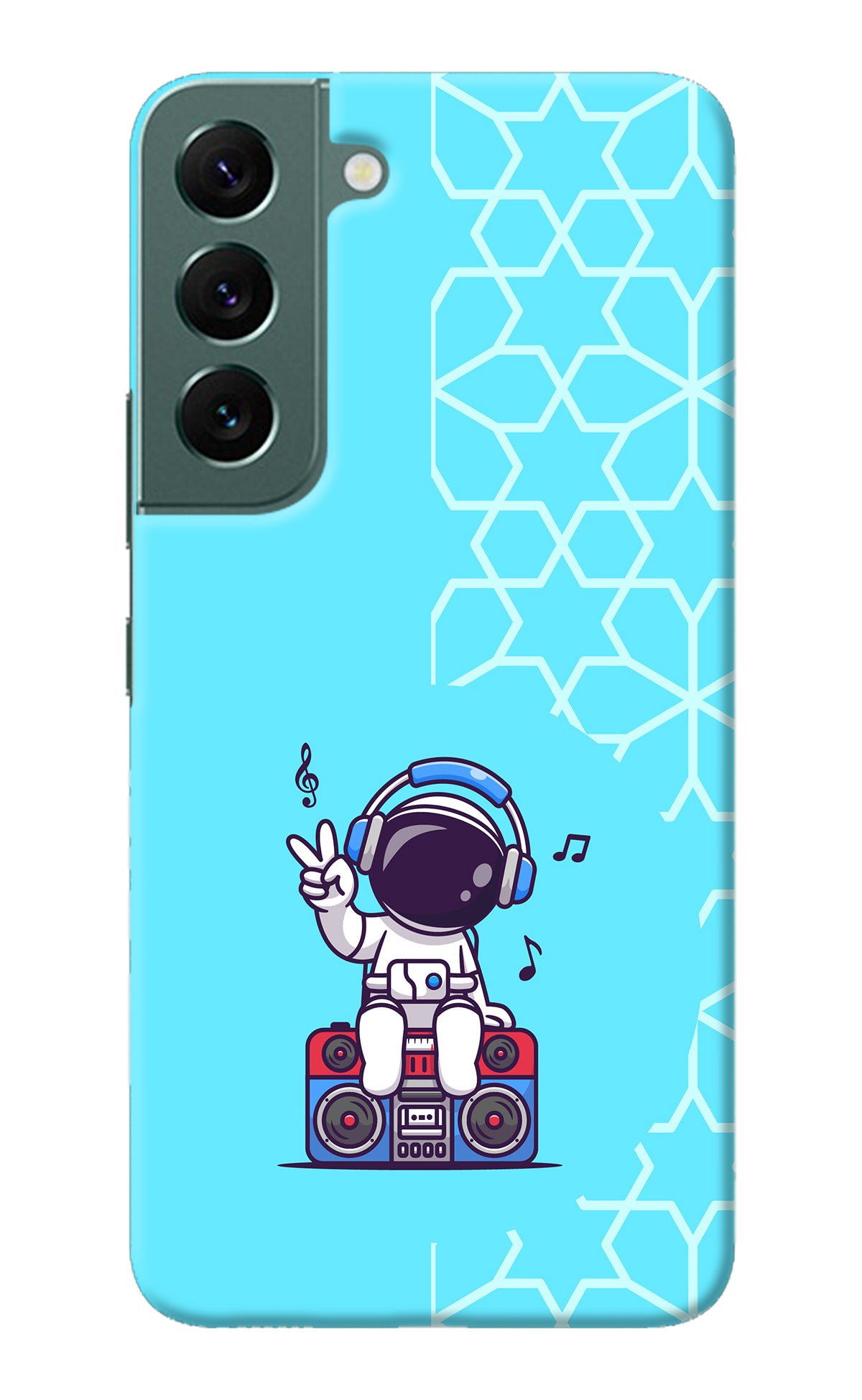 Cute Astronaut Chilling Samsung S22 Plus Back Cover