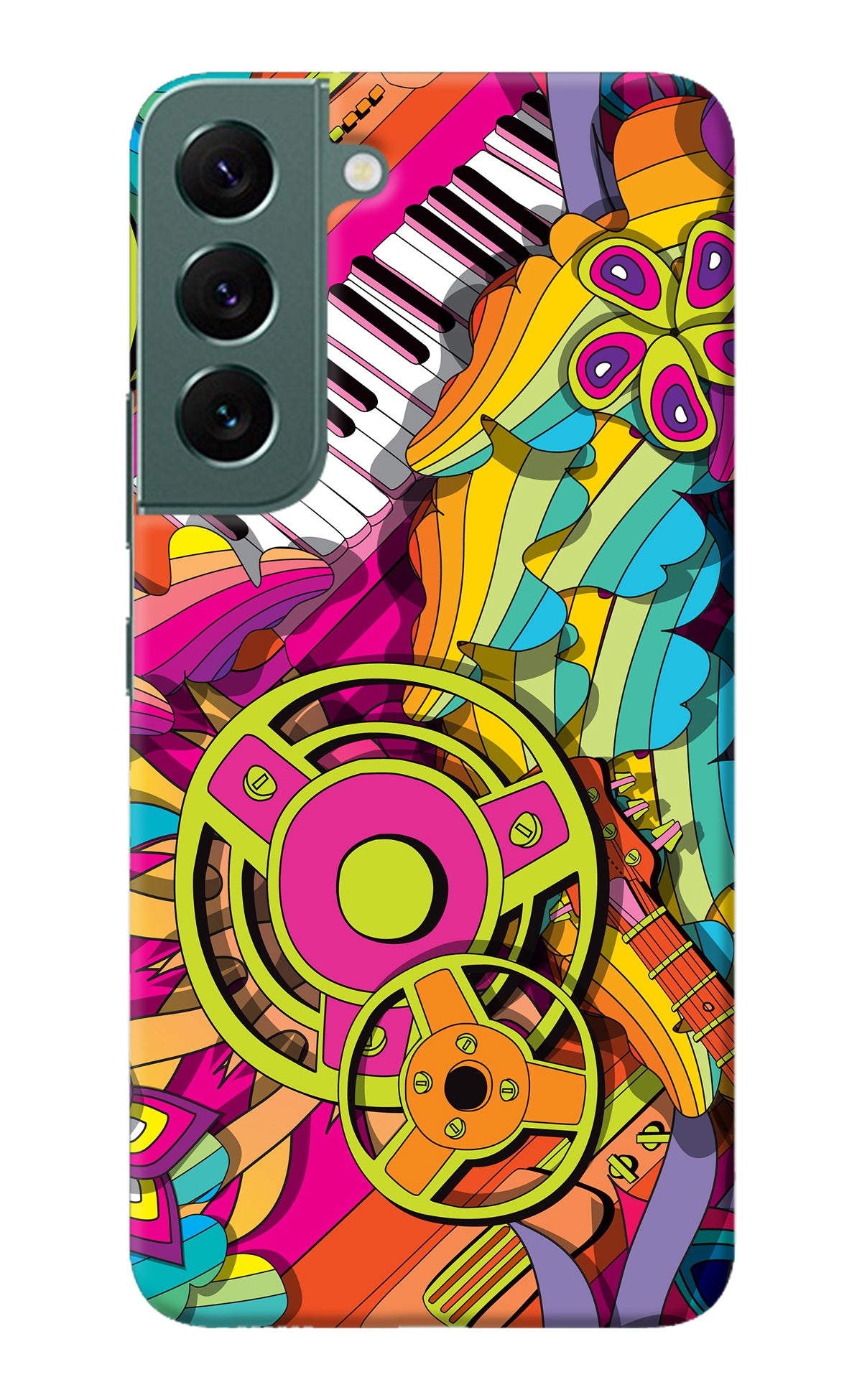 Music Doodle Samsung S22 Plus Back Cover