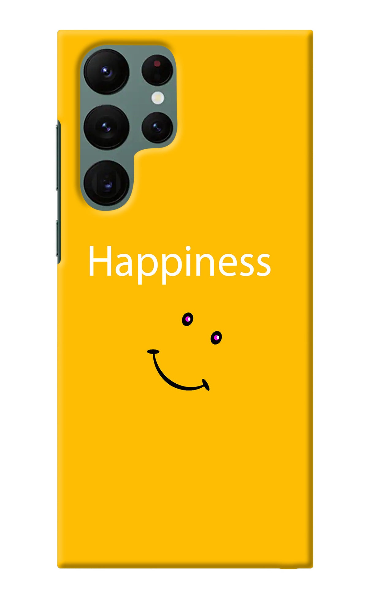 Happiness With Smiley Samsung S22 Ultra Back Cover