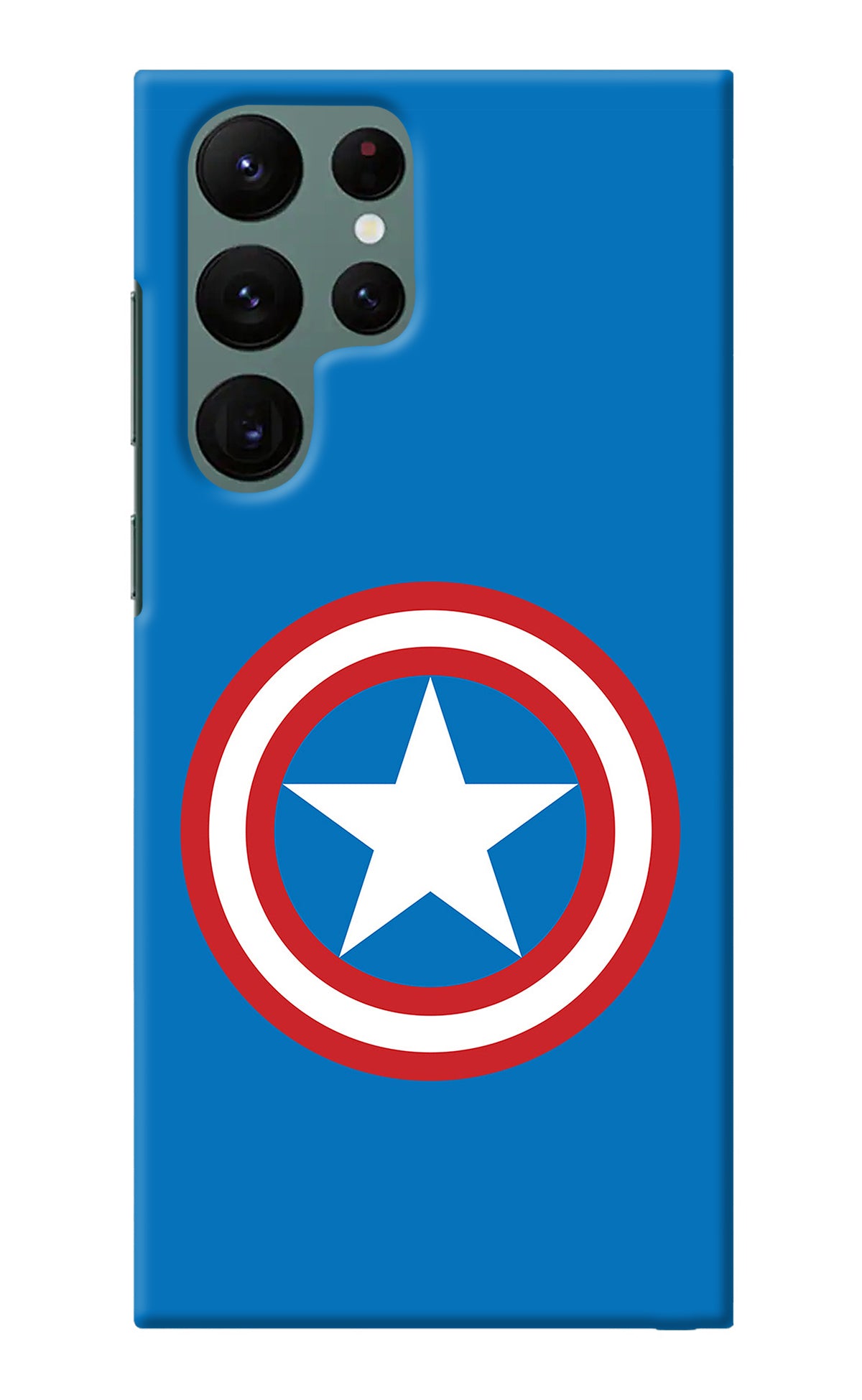 Captain America Logo Samsung S22 Ultra Back Cover