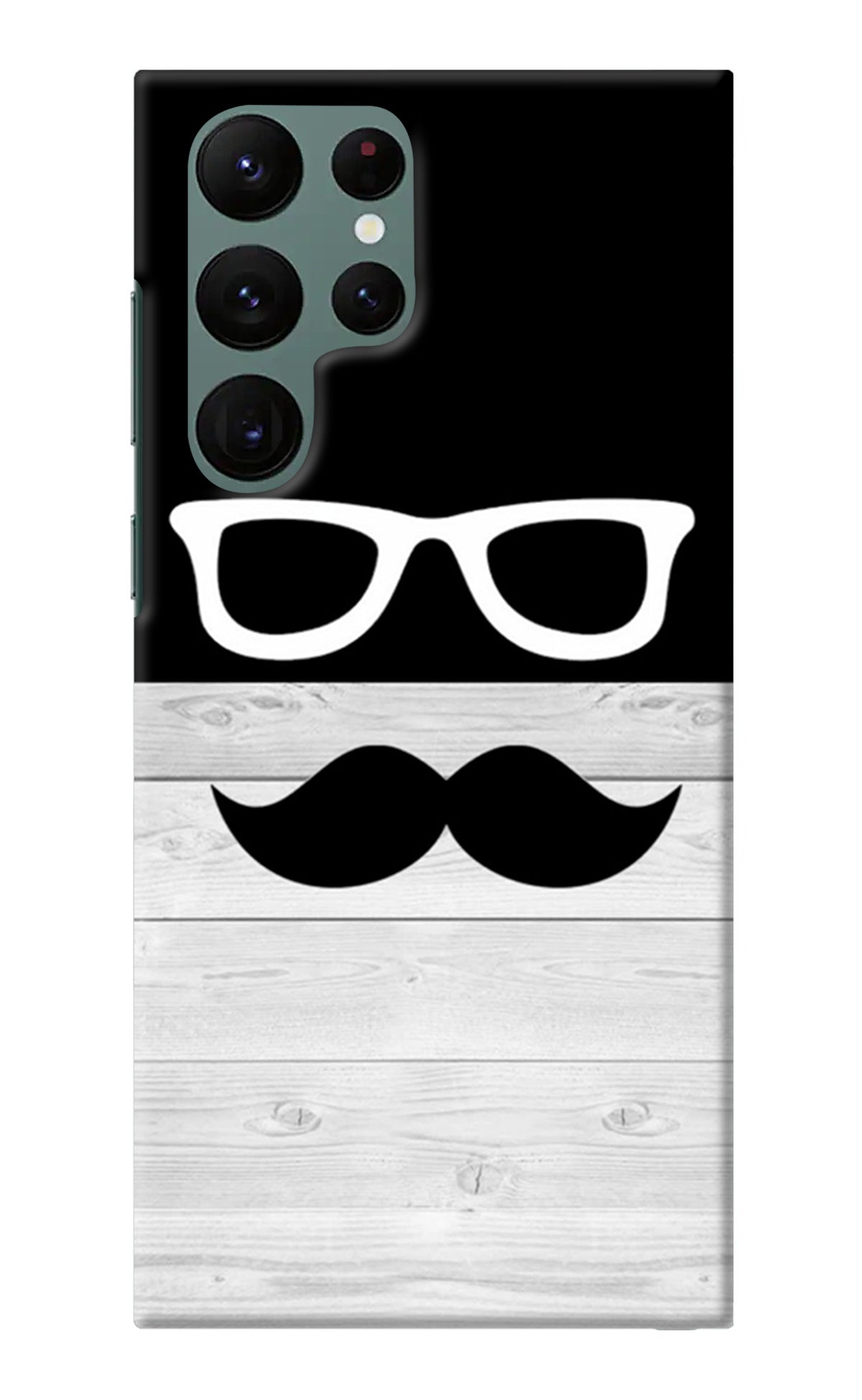 Mustache Samsung S22 Ultra Back Cover