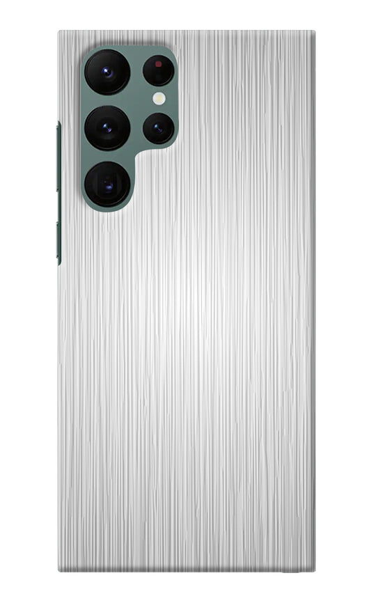 Wooden Grey Texture Samsung S22 Ultra Back Cover