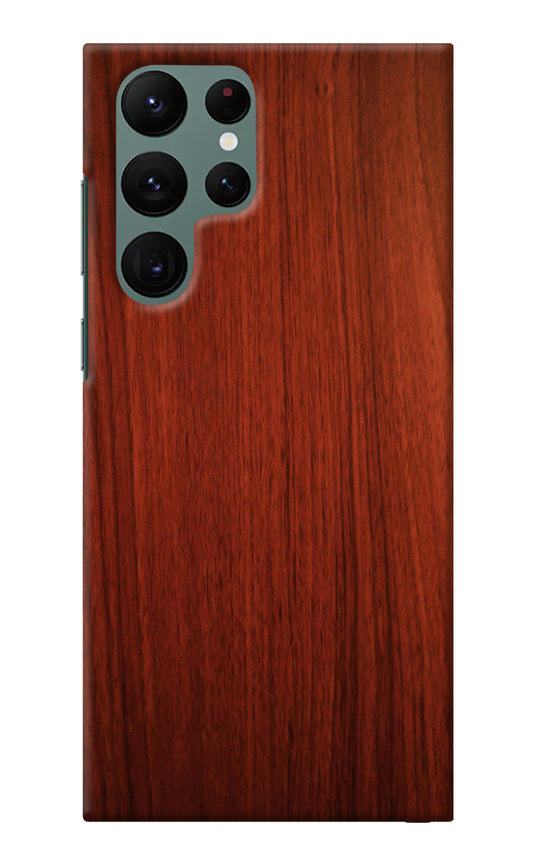 Wooden Plain Pattern Samsung S22 Ultra Back Cover