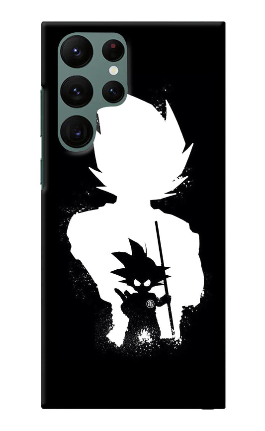 Goku Shadow Samsung S22 Ultra Back Cover