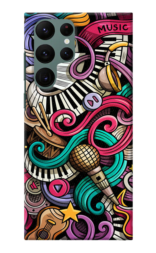 Music Abstract Samsung S22 Ultra Back Cover