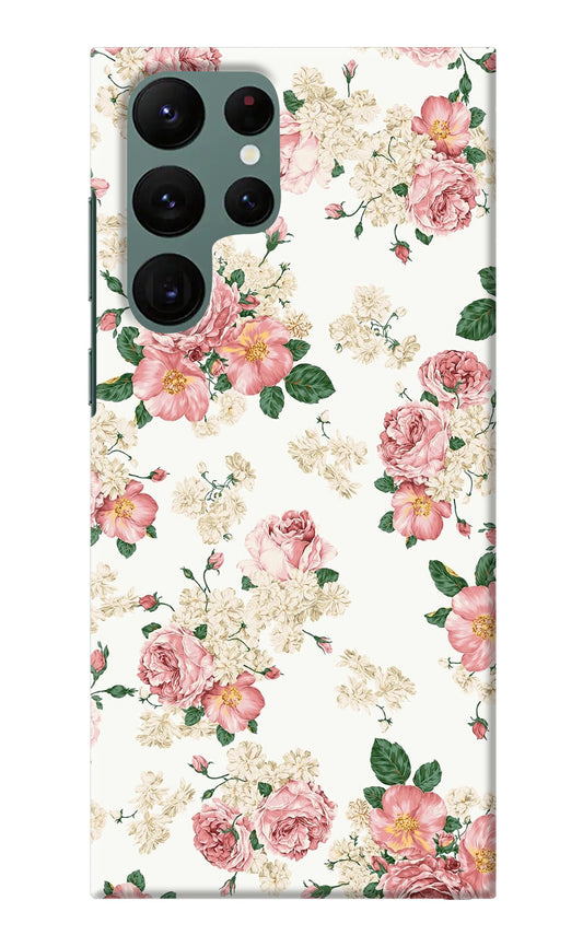 Flowers Samsung S22 Ultra Back Cover