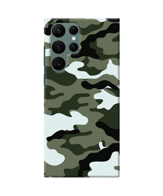 Camouflage Samsung S22 Ultra Back Cover