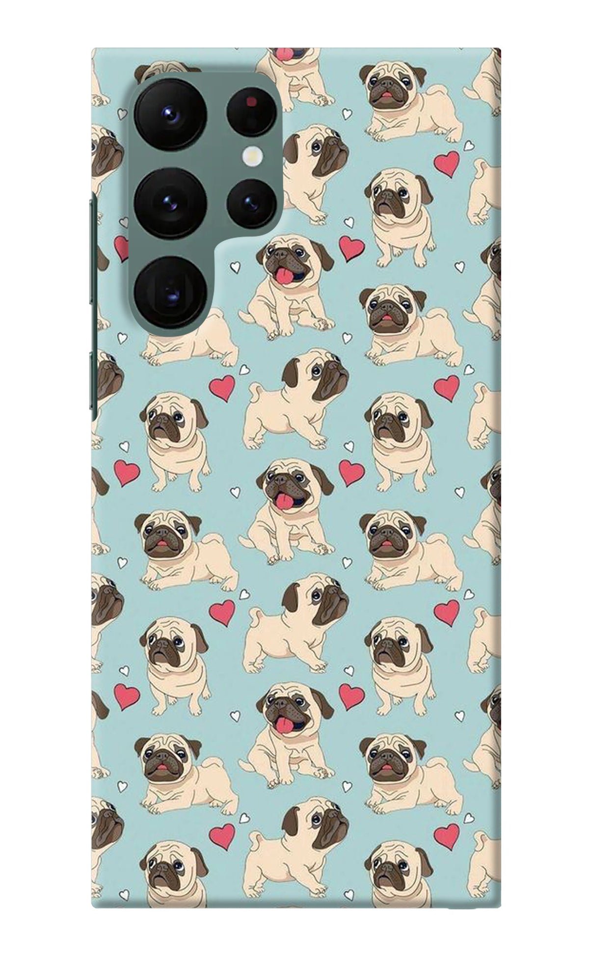 Pug Dog Samsung S22 Ultra Back Cover