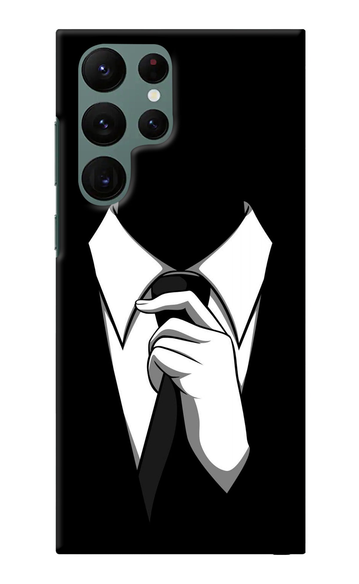 Black Tie Samsung S22 Ultra Back Cover