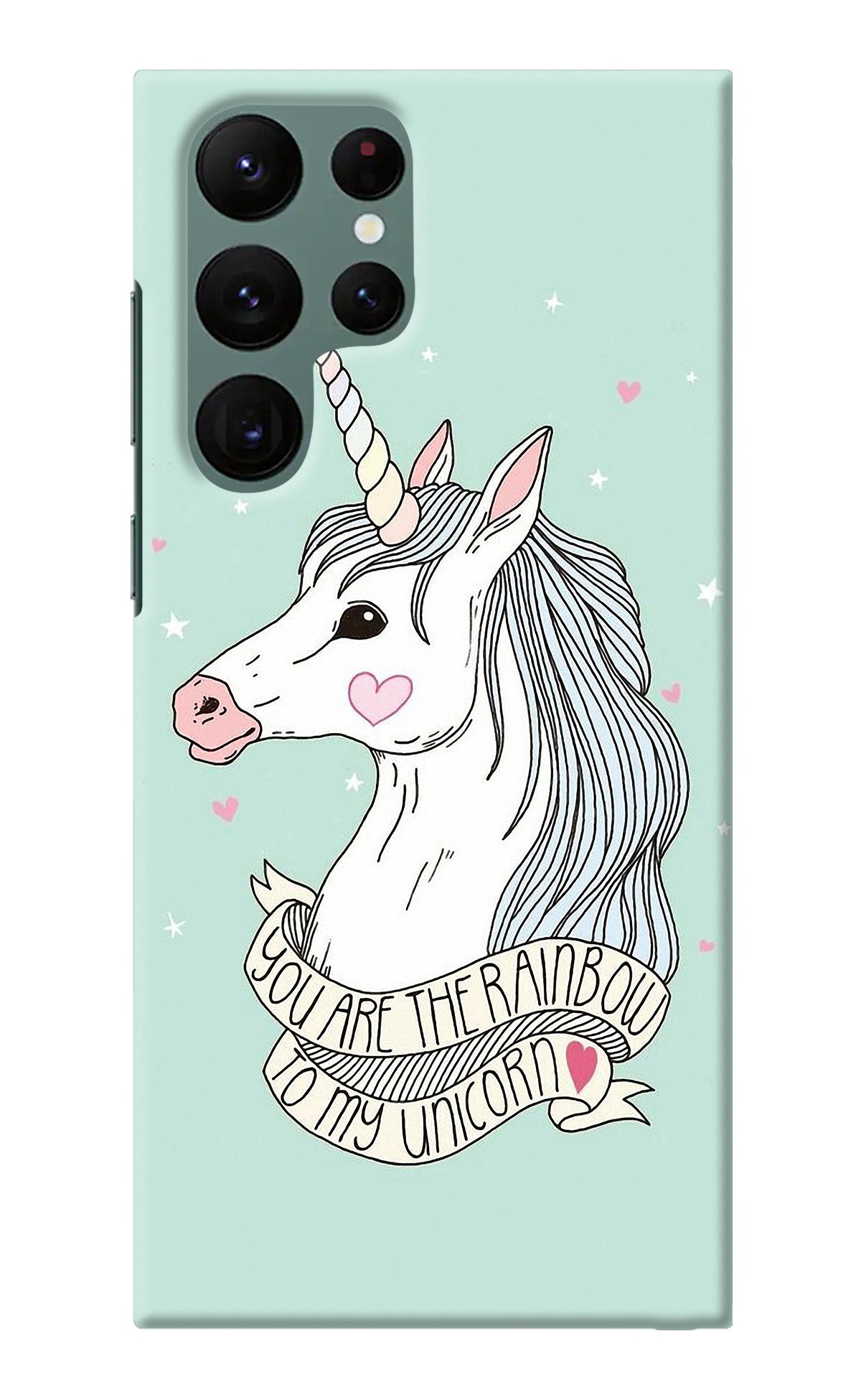 Unicorn Wallpaper Samsung S22 Ultra Back Cover