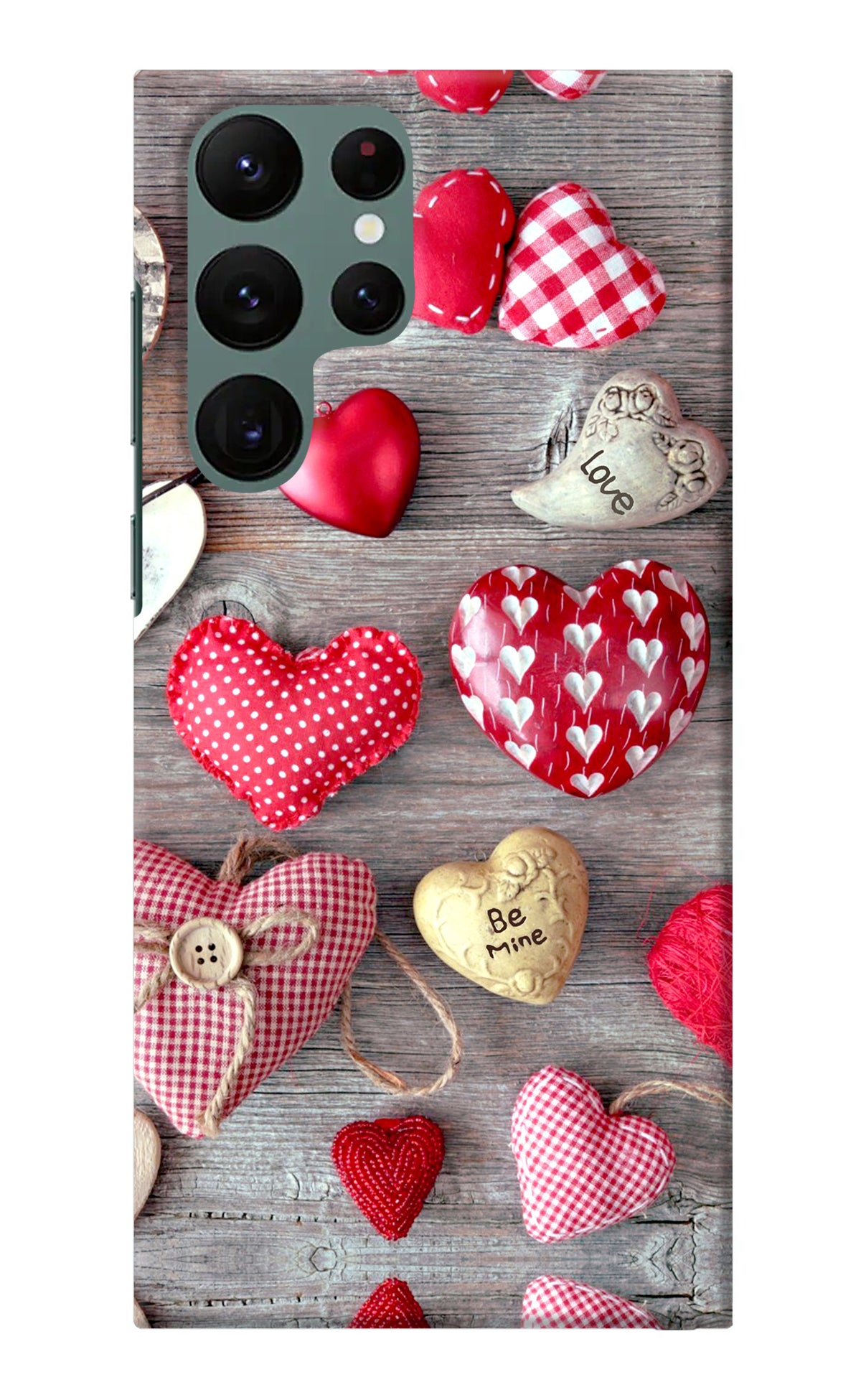 Love Wallpaper Samsung S22 Ultra Back Cover