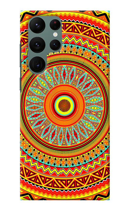 Mandala Pattern Samsung S22 Ultra Back Cover
