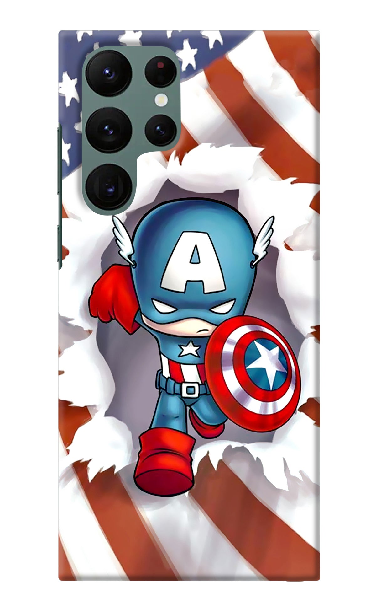 Captain America Samsung S22 Ultra Back Cover