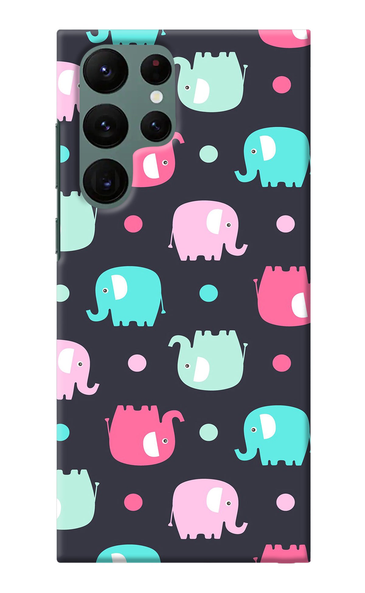 Elephants Samsung S22 Ultra Back Cover