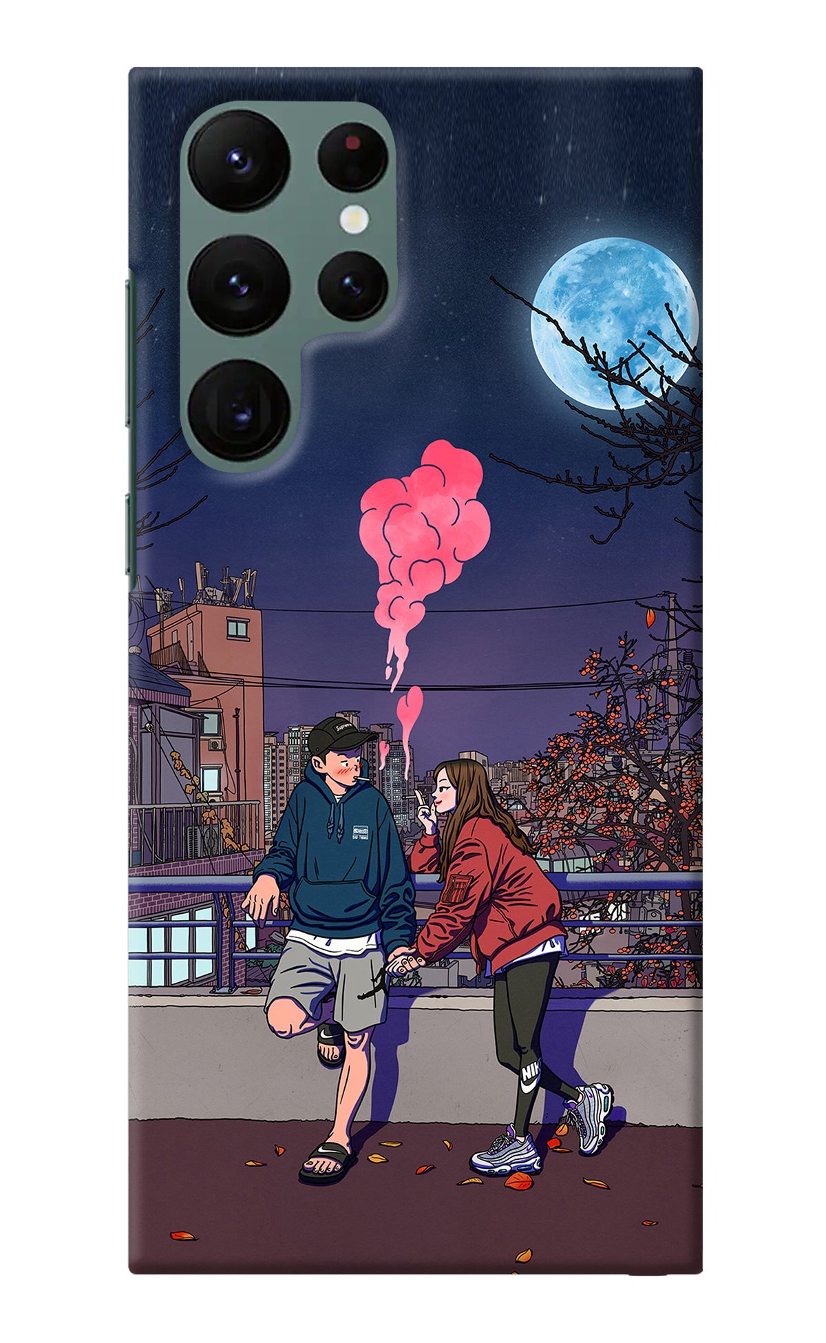 Chilling Couple Samsung S22 Ultra Back Cover