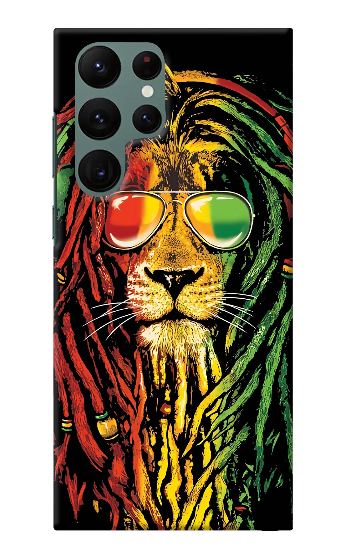 Rasta Lion Samsung S22 Ultra Back Cover