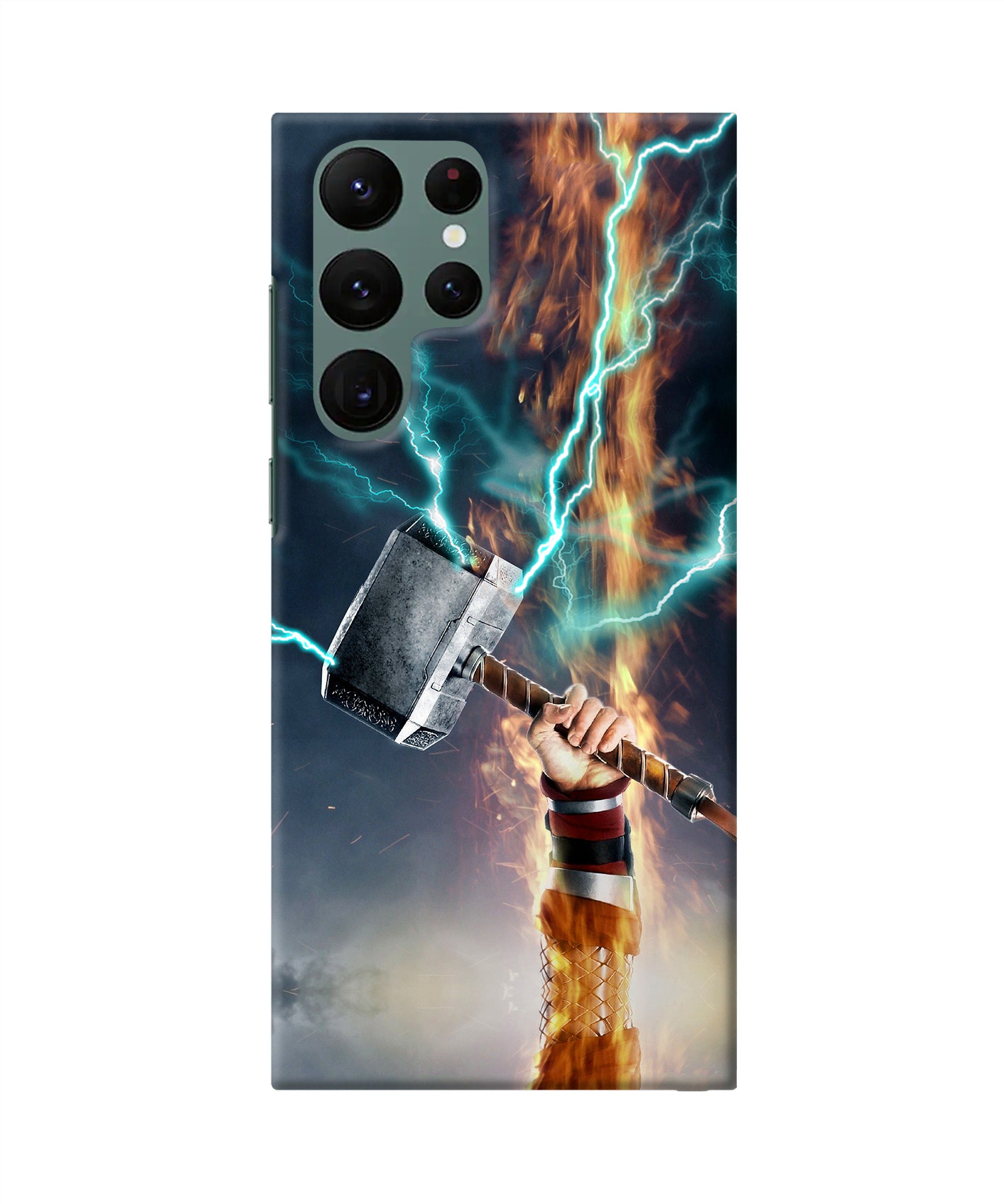 Thor Hammer Mjolnir Samsung S22 Ultra Back Cover