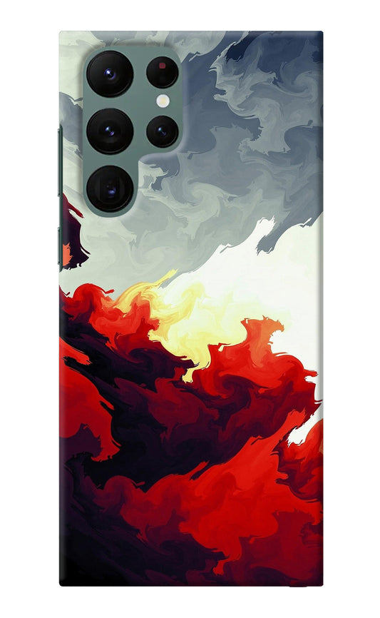 Fire Cloud Samsung S22 Ultra Back Cover