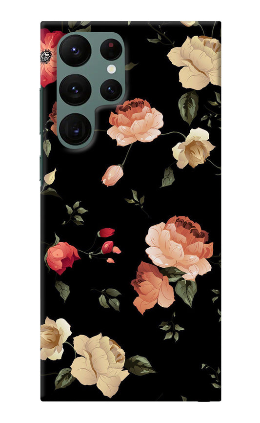 Flowers Samsung S22 Ultra Back Cover