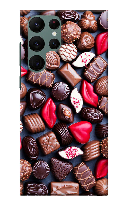 Chocolates Samsung S22 Ultra Back Cover