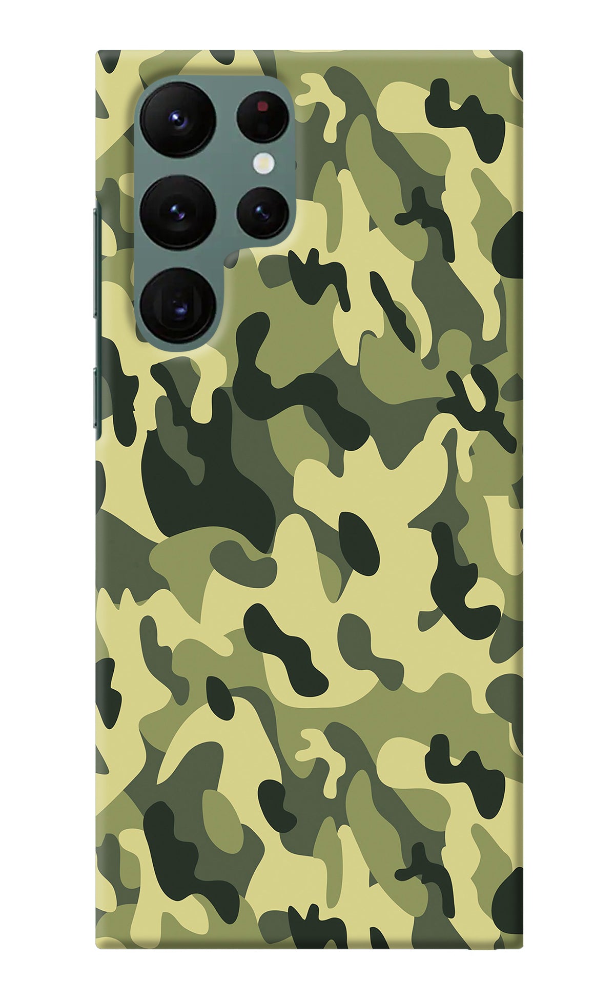 Camouflage Samsung S22 Ultra Back Cover