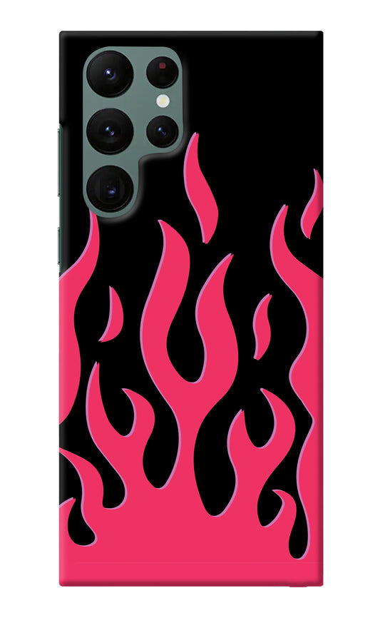 Fire Flames Samsung S22 Ultra Back Cover