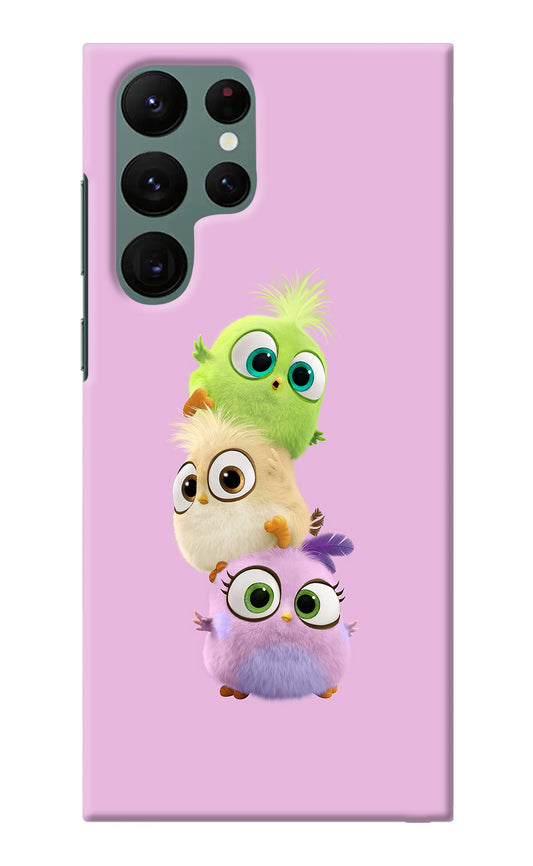 Cute Little Birds Samsung S22 Ultra Back Cover