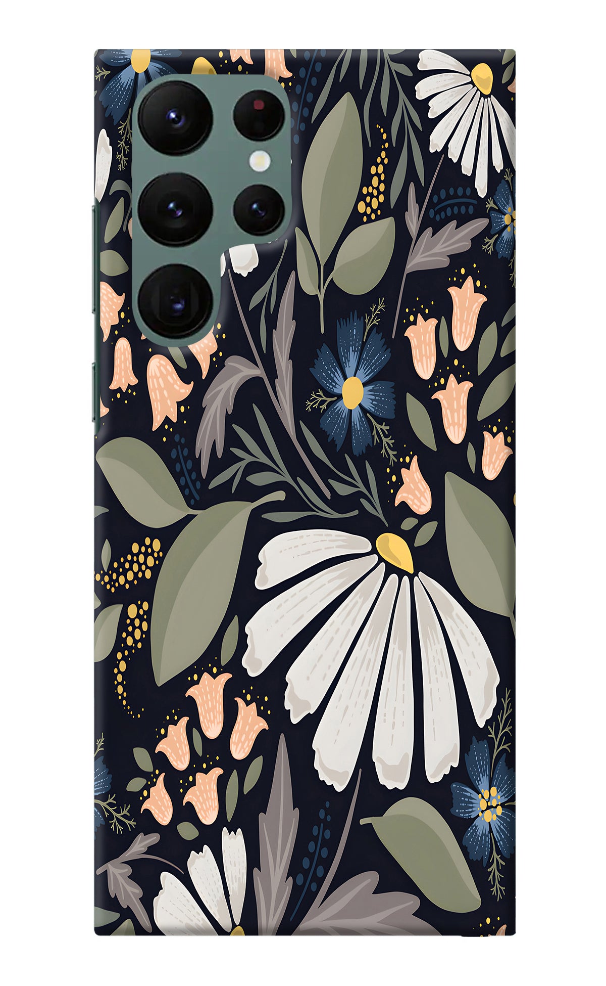 Flowers Art Samsung S22 Ultra Back Cover