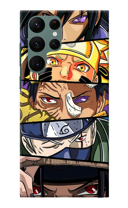 Naruto Character Samsung S22 Ultra Back Cover