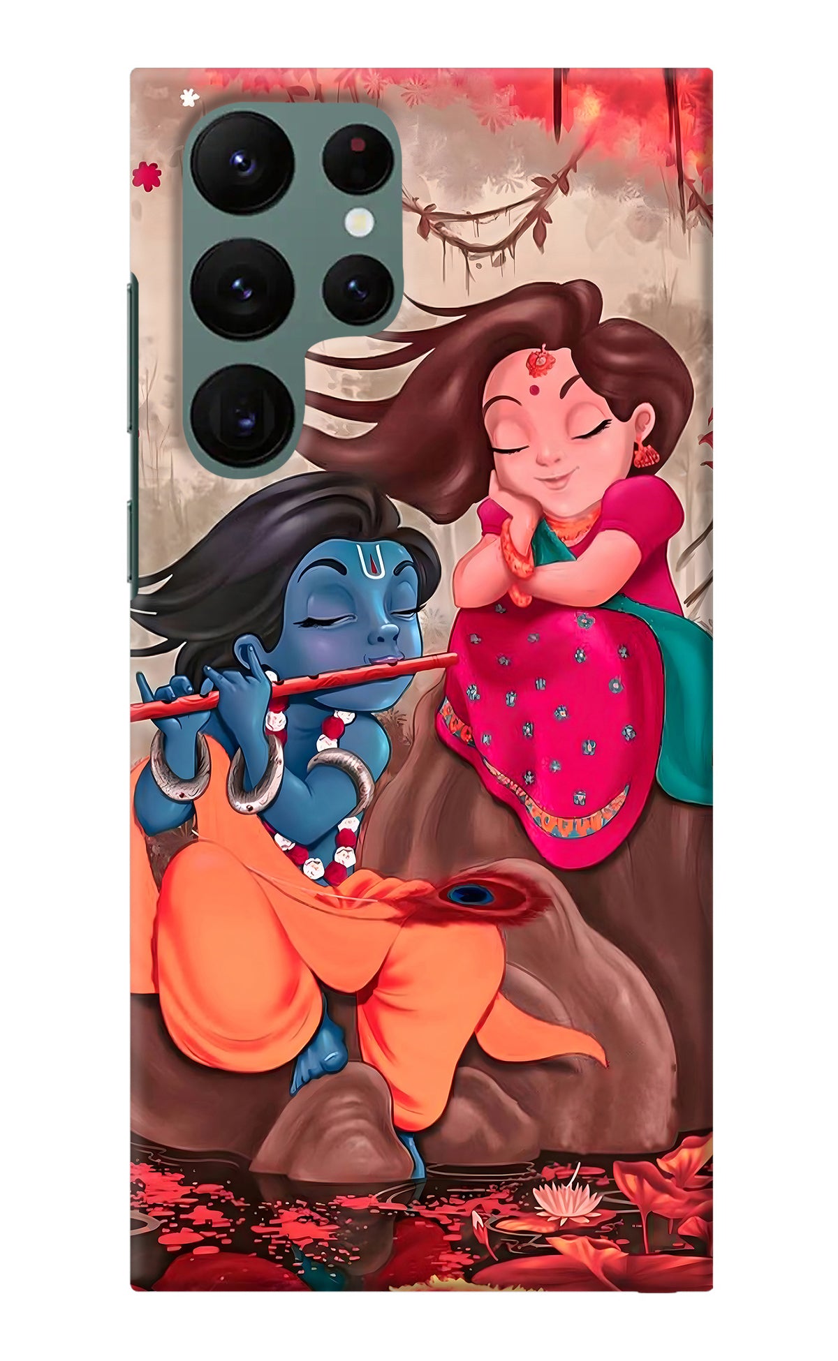 Radhe Krishna Samsung S22 Ultra Back Cover