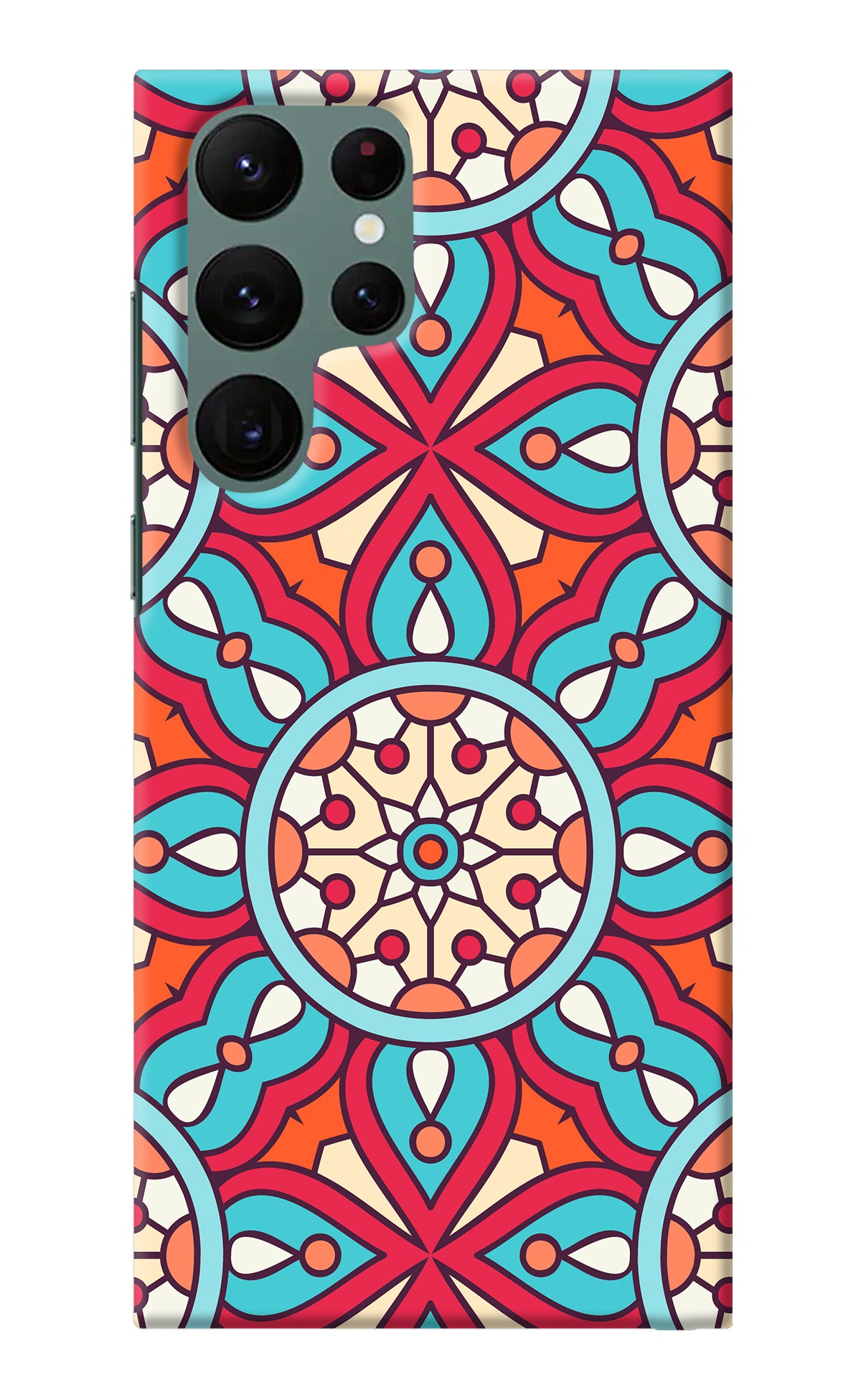 Mandala Geometric Samsung S22 Ultra Back Cover