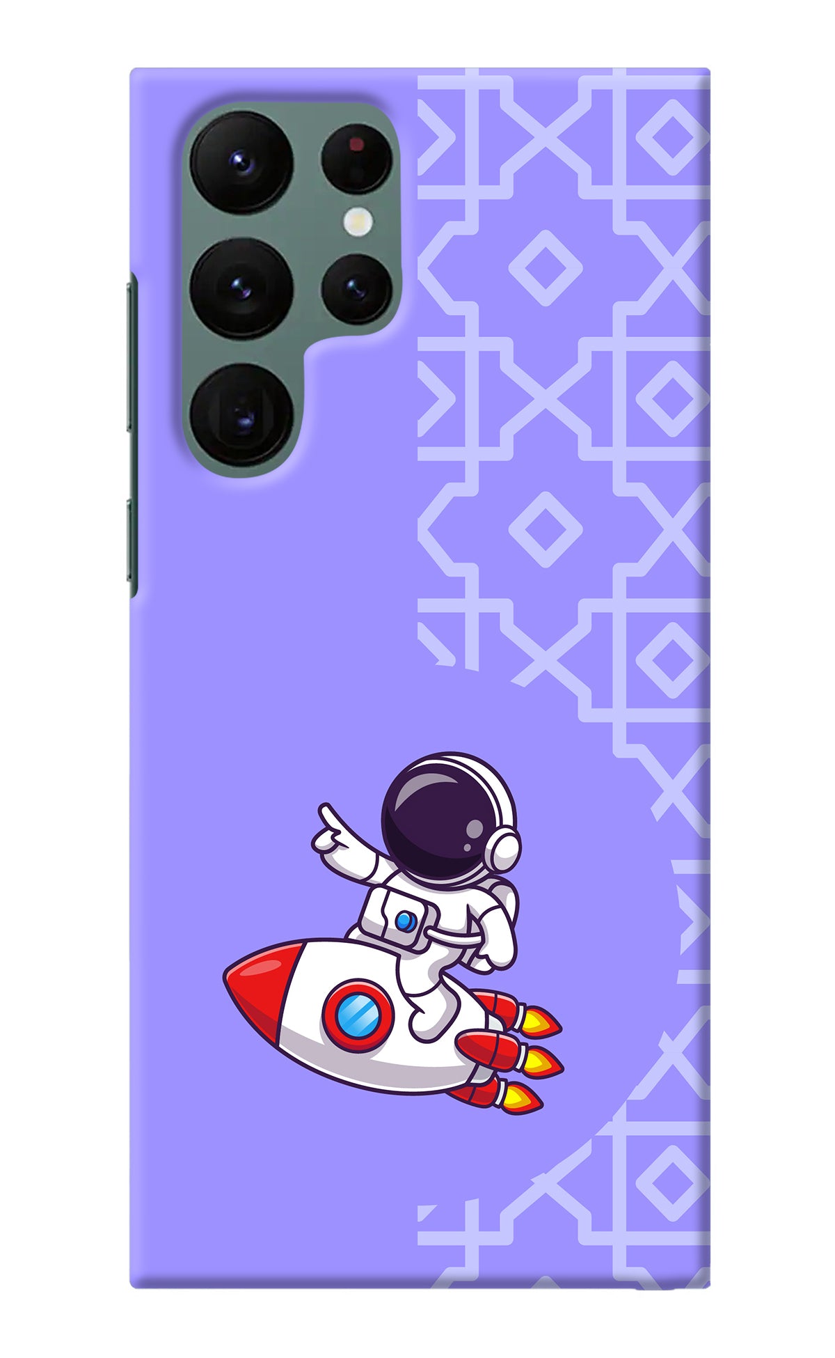 Cute Astronaut Samsung S22 Ultra Back Cover