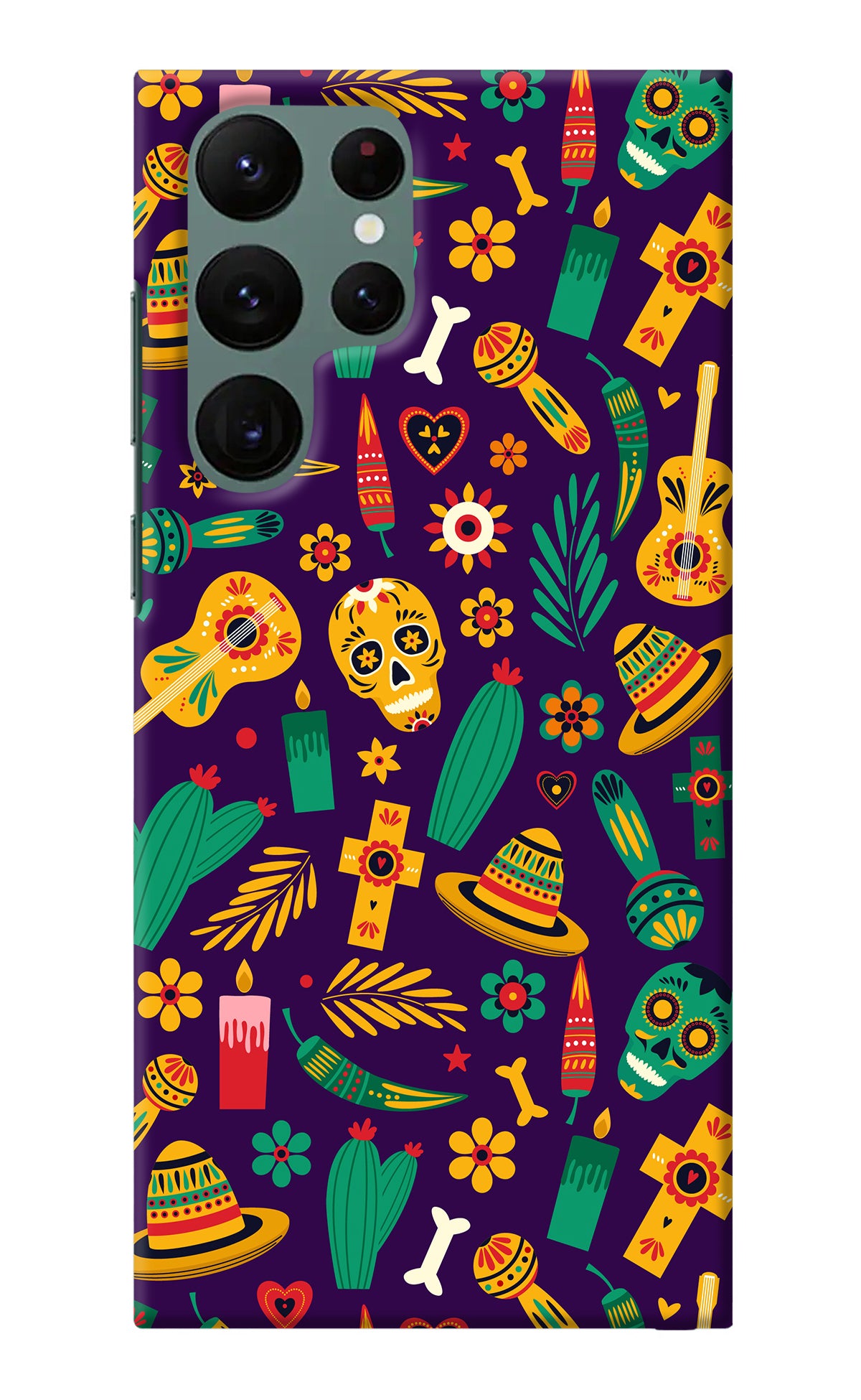 Mexican Artwork Samsung S22 Ultra Back Cover