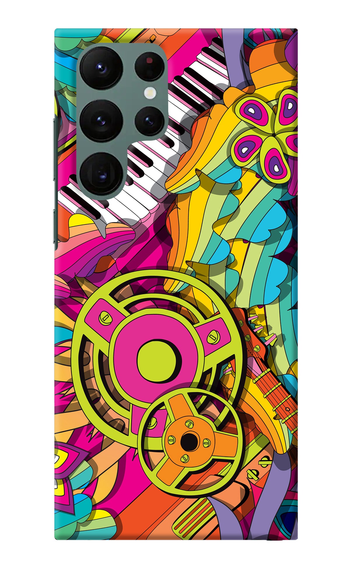 Music Doodle Samsung S22 Ultra Back Cover