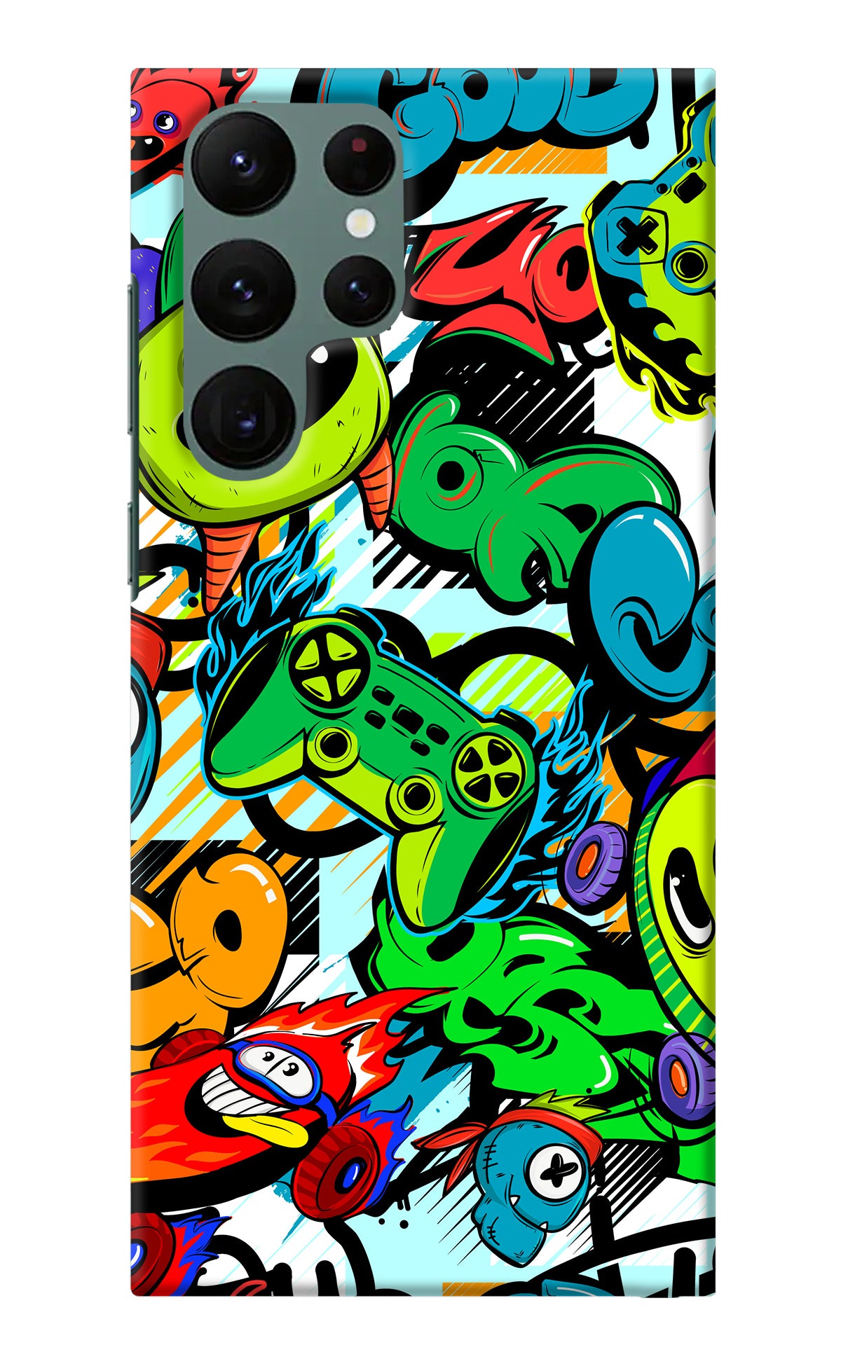 Game Doodle Samsung S22 Ultra Back Cover