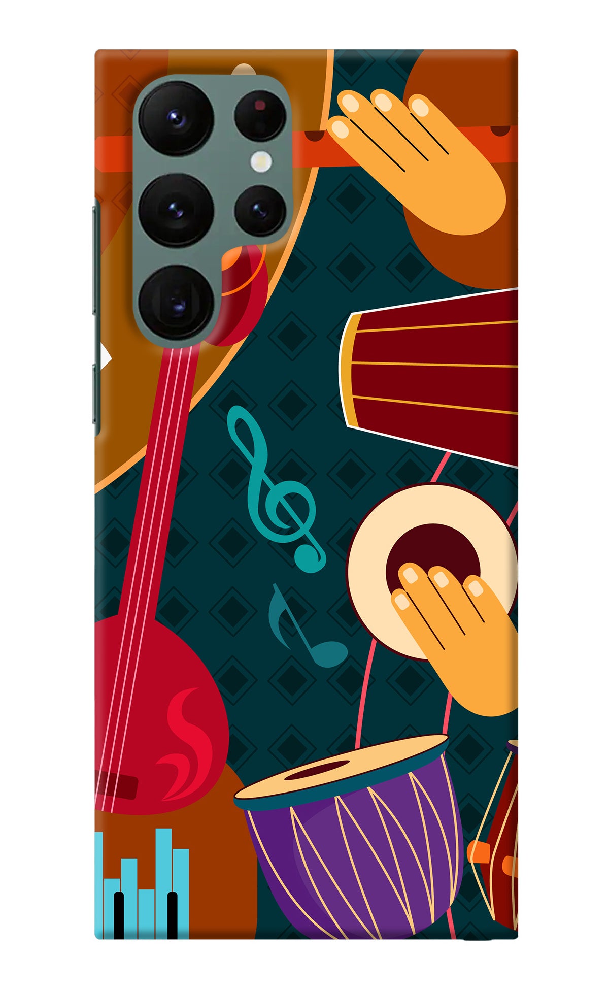 Music Instrument Samsung S22 Ultra Back Cover