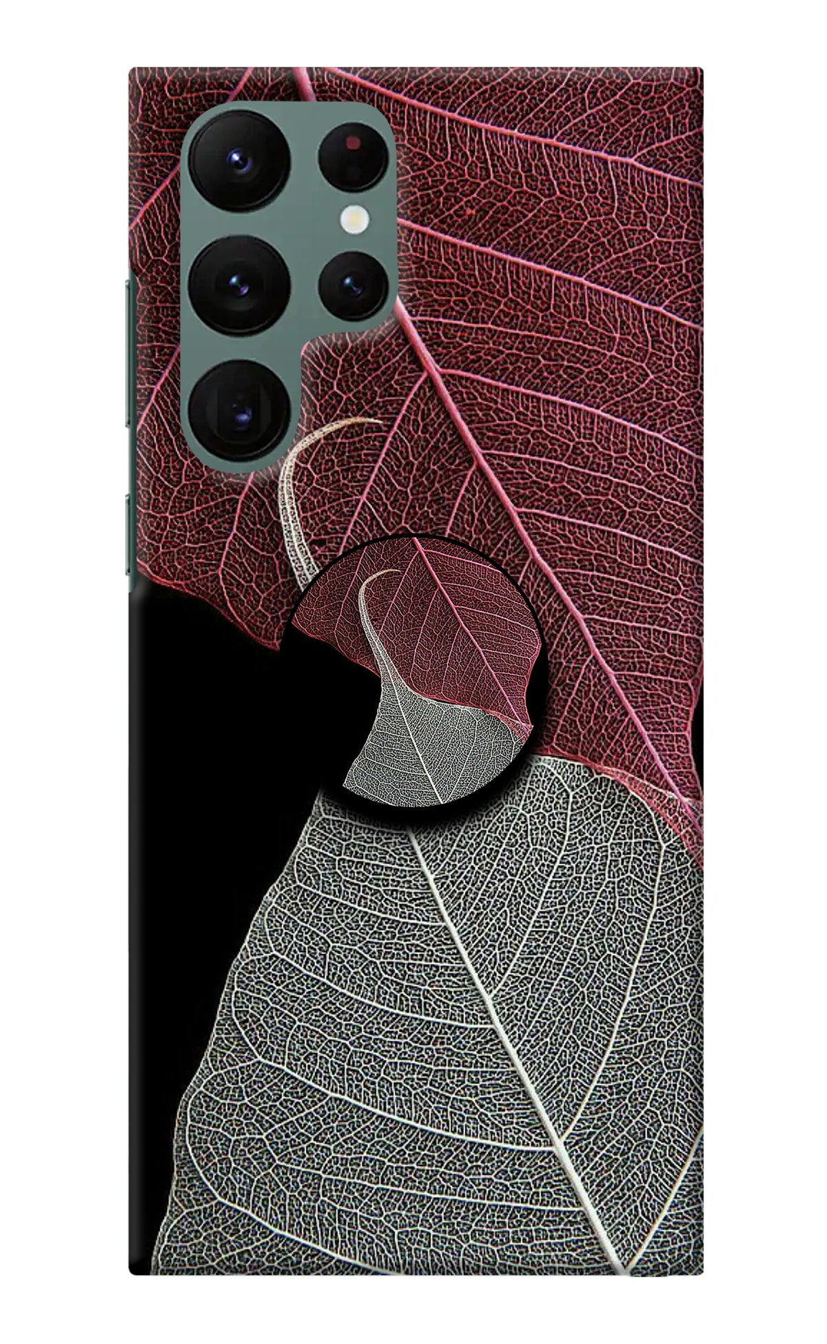 Leaf Pattern Samsung S22 Ultra Pop Case