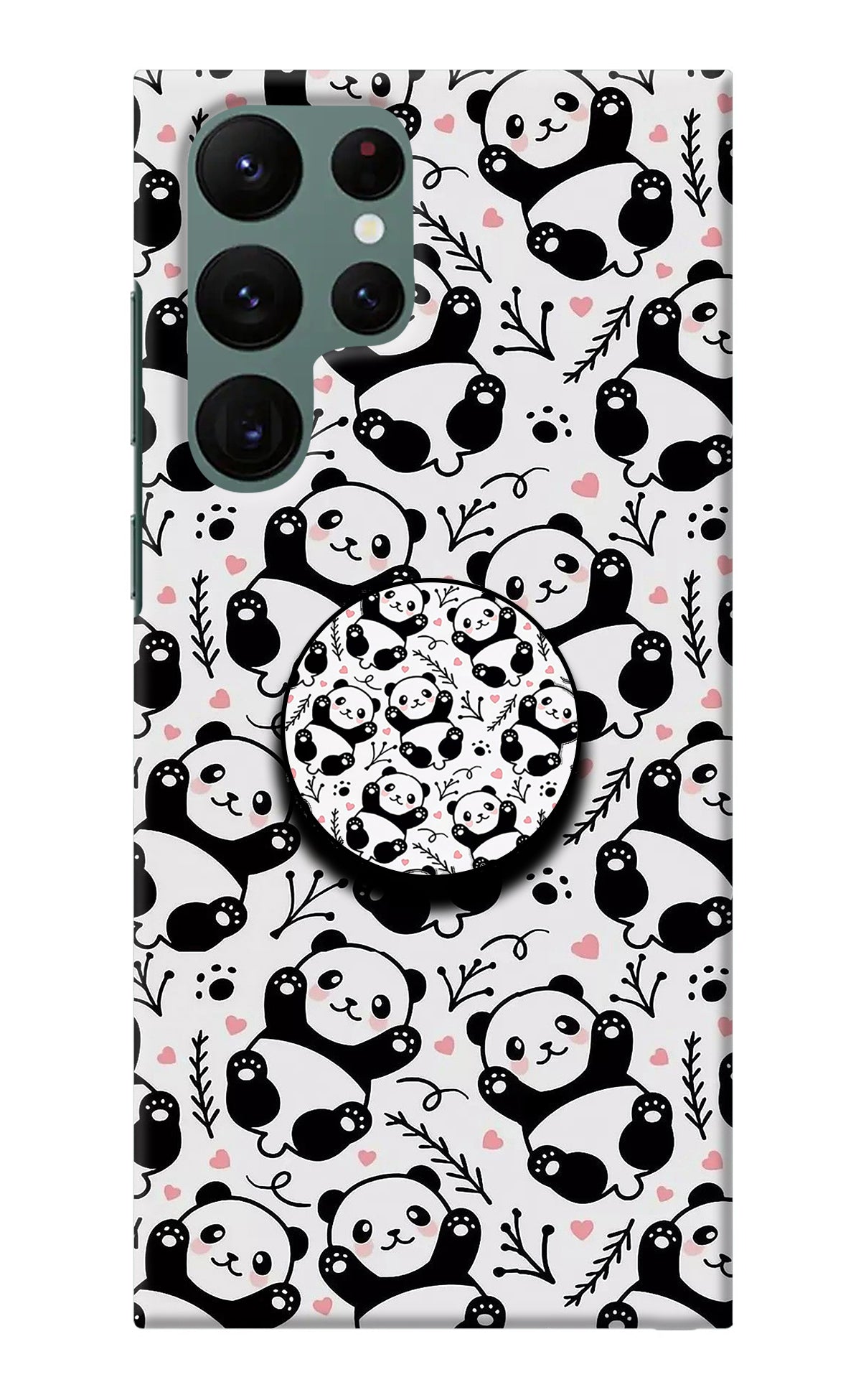 Cute Panda Samsung S22 Ultra Pop Case