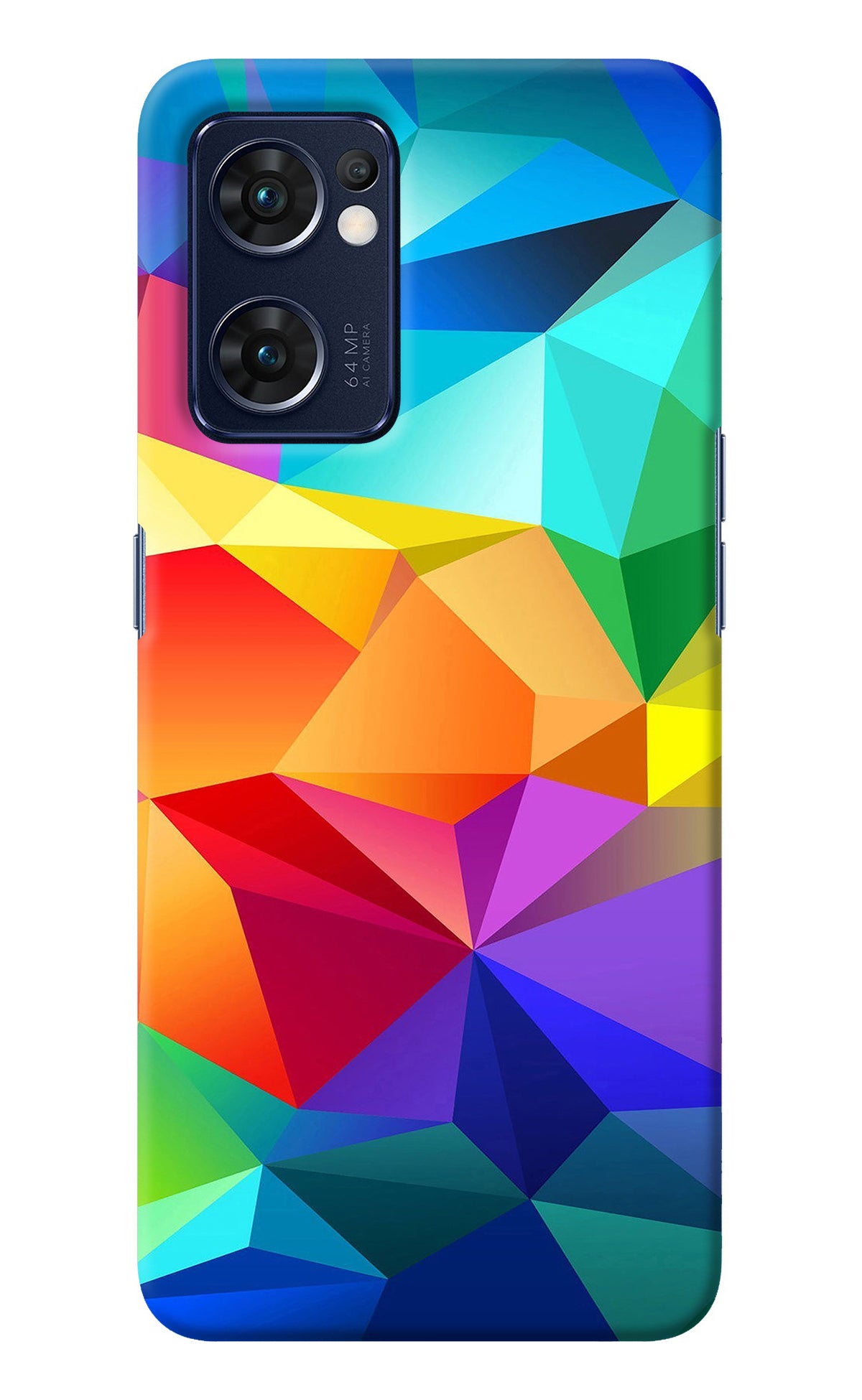 Abstract Pattern Oppo Reno7 5G Back Cover