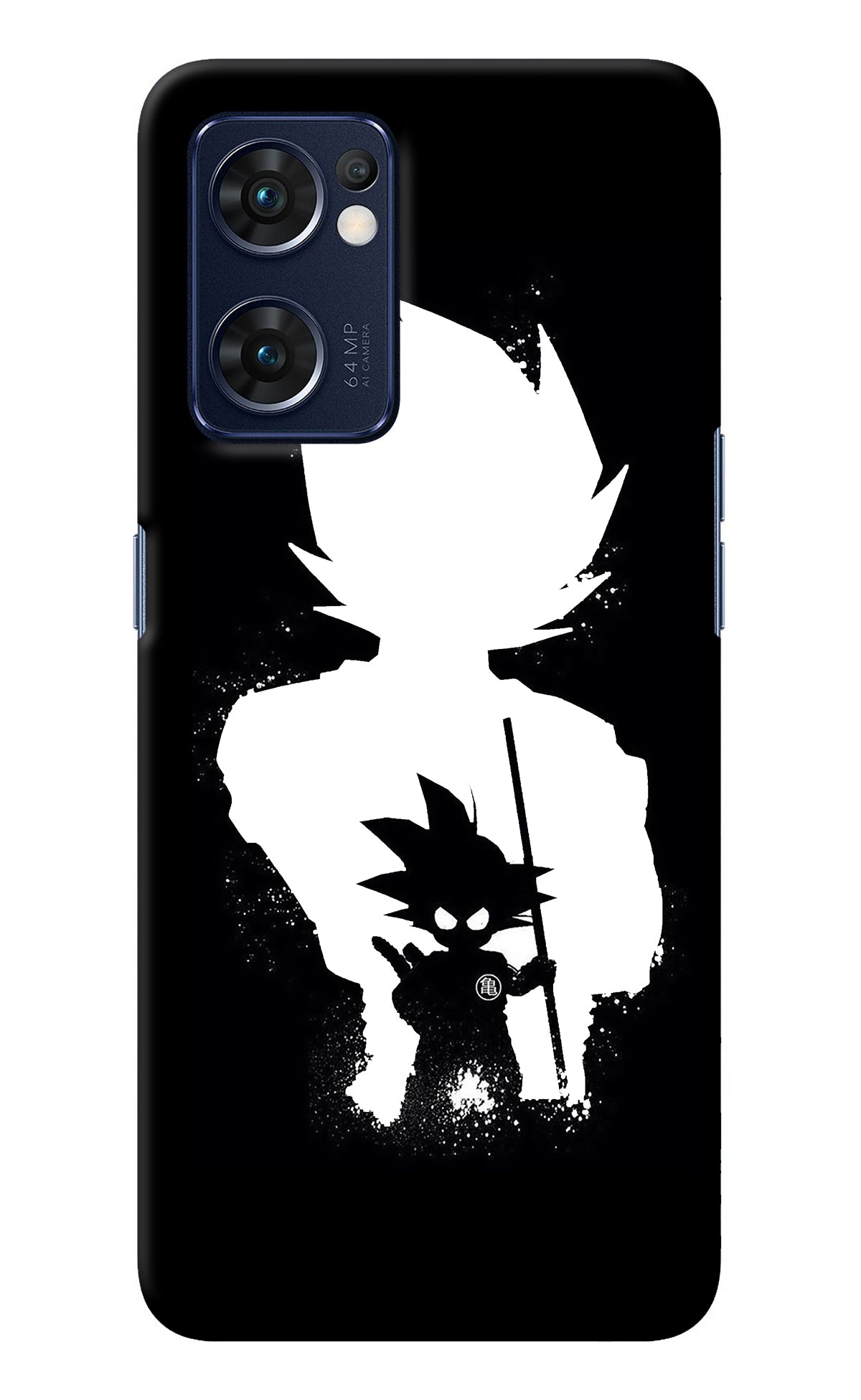 Goku Shadow Oppo Reno7 5G Back Cover