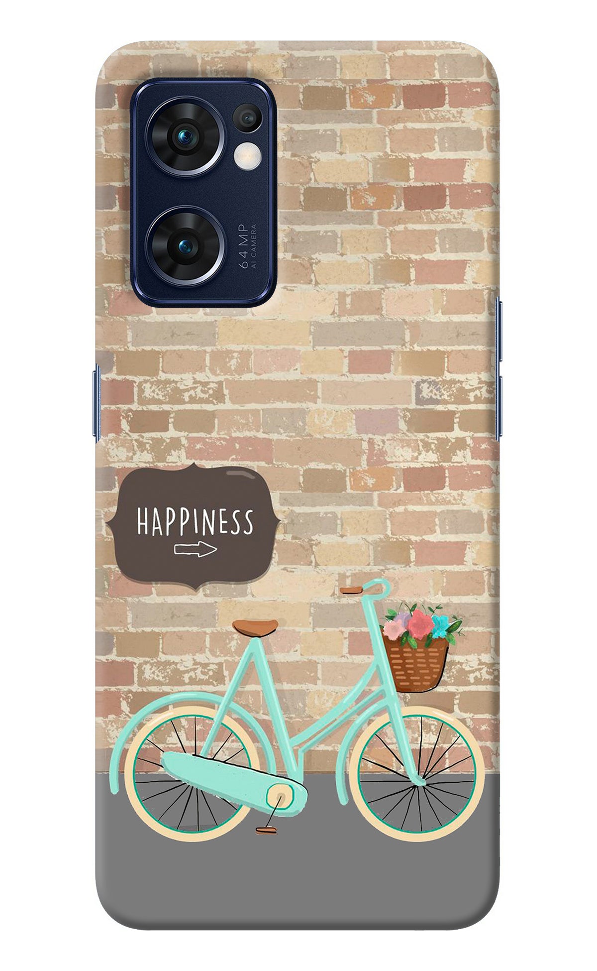 Happiness Artwork Oppo Reno7 5G Back Cover