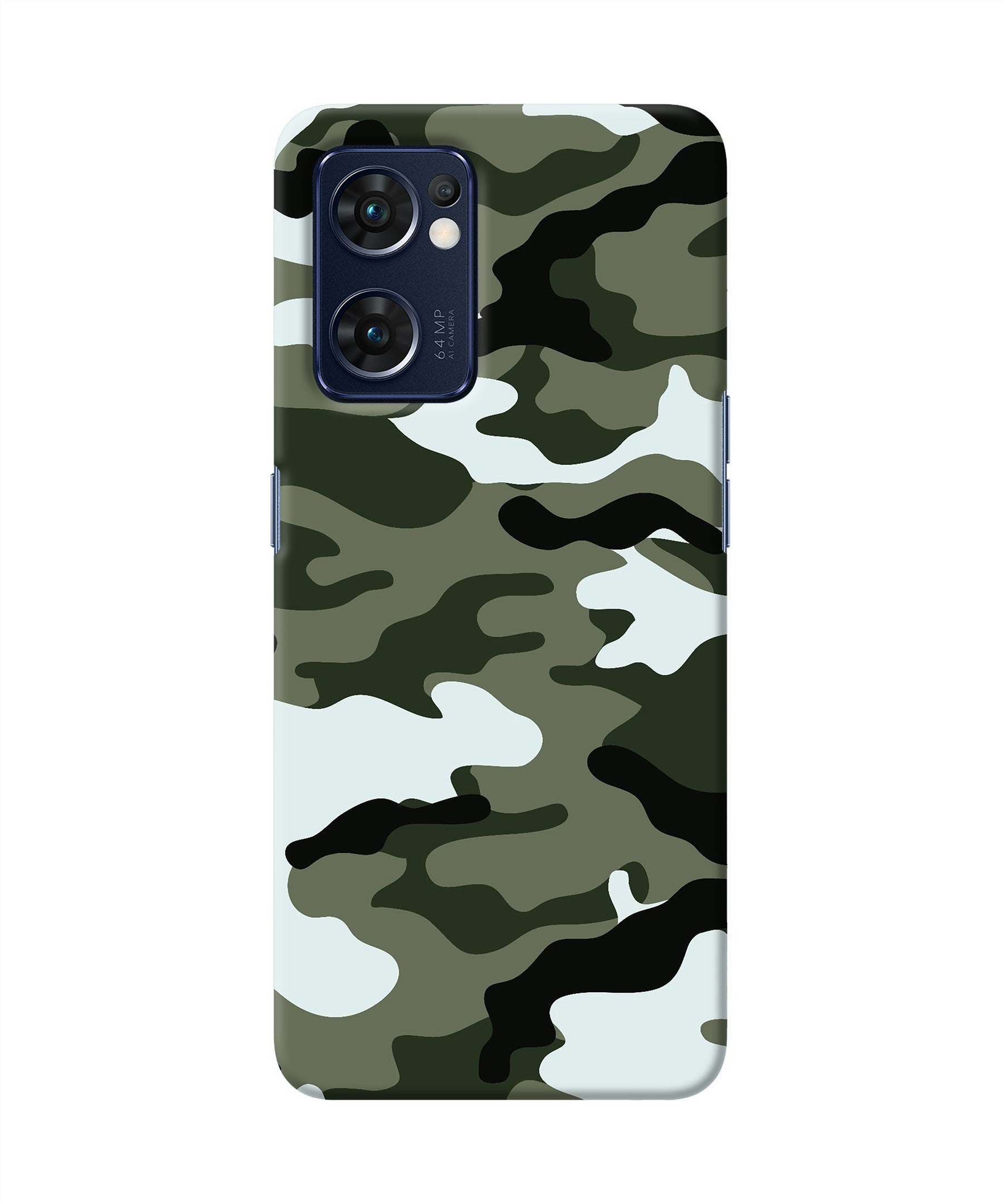 Camouflage Oppo Reno7 5G Back Cover