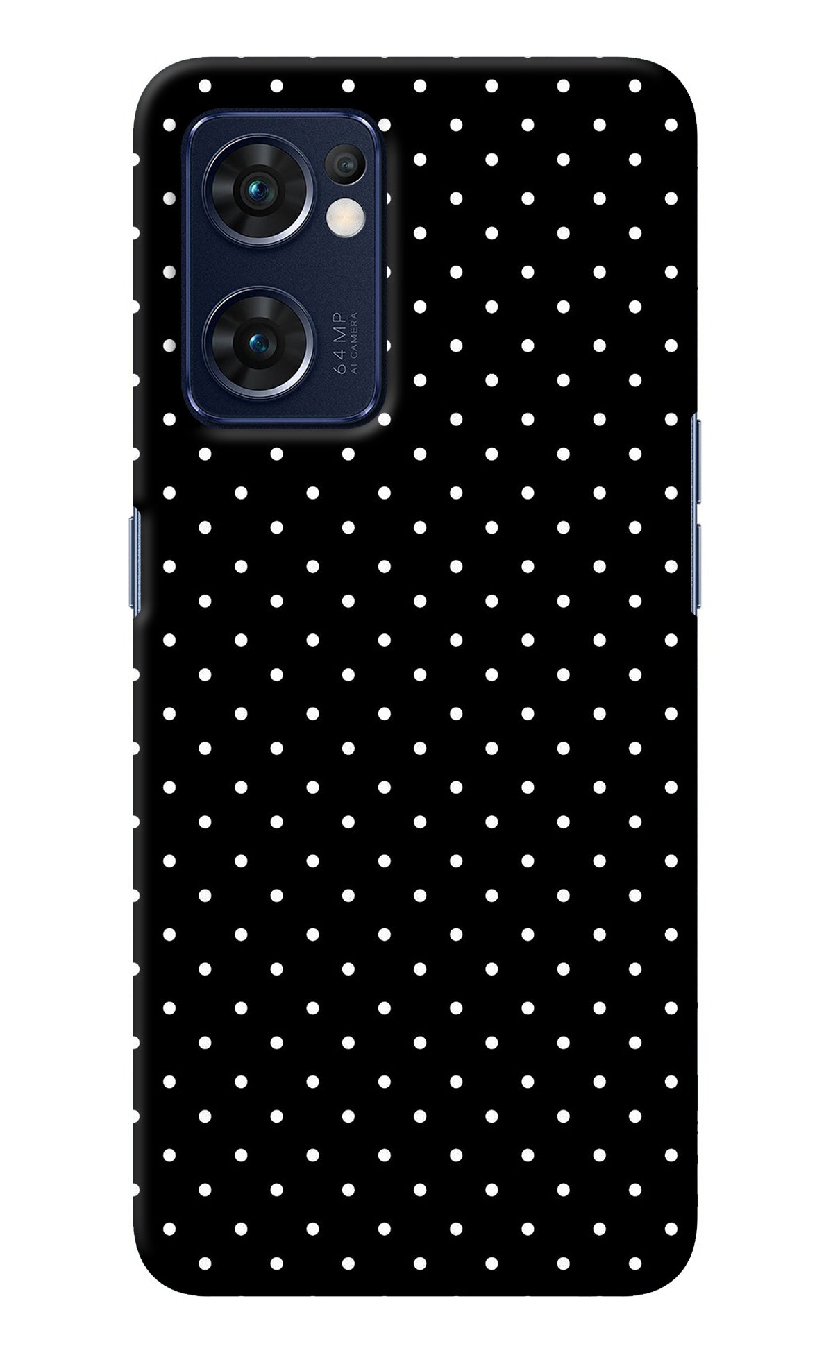 White Dots Oppo Reno7 5G Back Cover