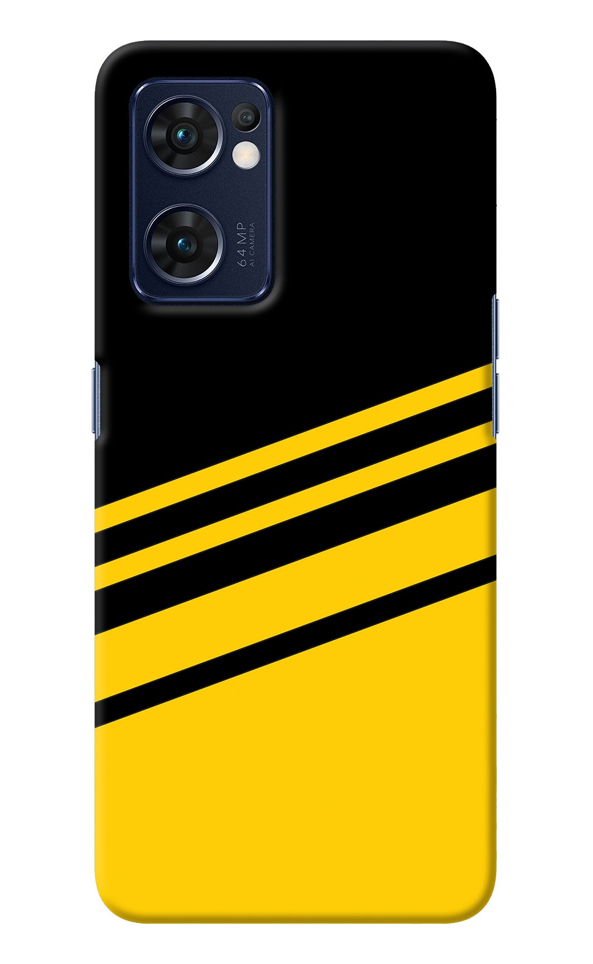 Yellow Shades Oppo Reno7 5G Back Cover