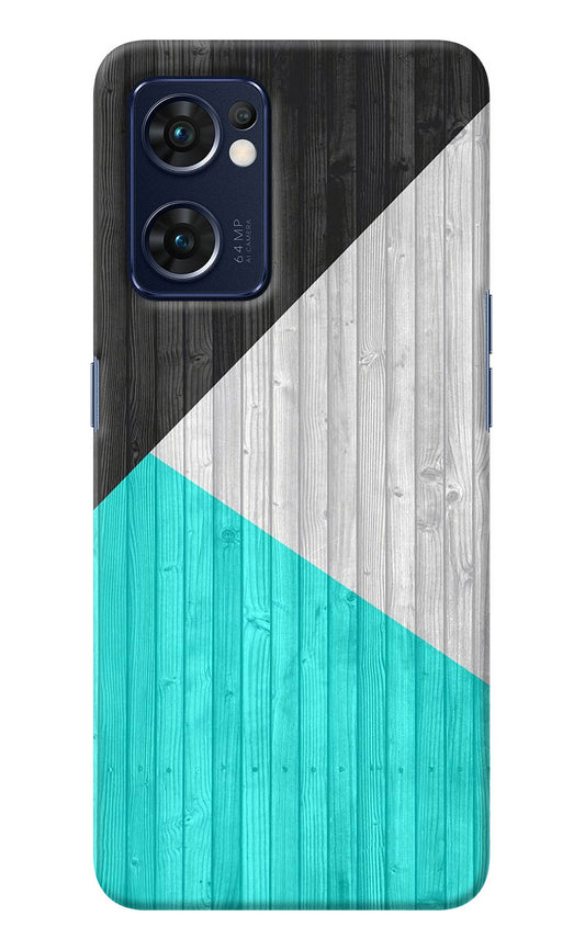 Wooden Abstract Oppo Reno7 5G Back Cover