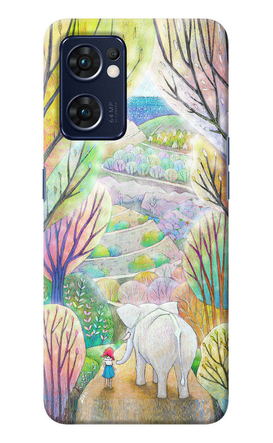 Nature Painting Oppo Reno7 5G Back Cover