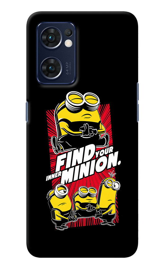 Find your inner Minion Oppo Reno7 5G Back Cover