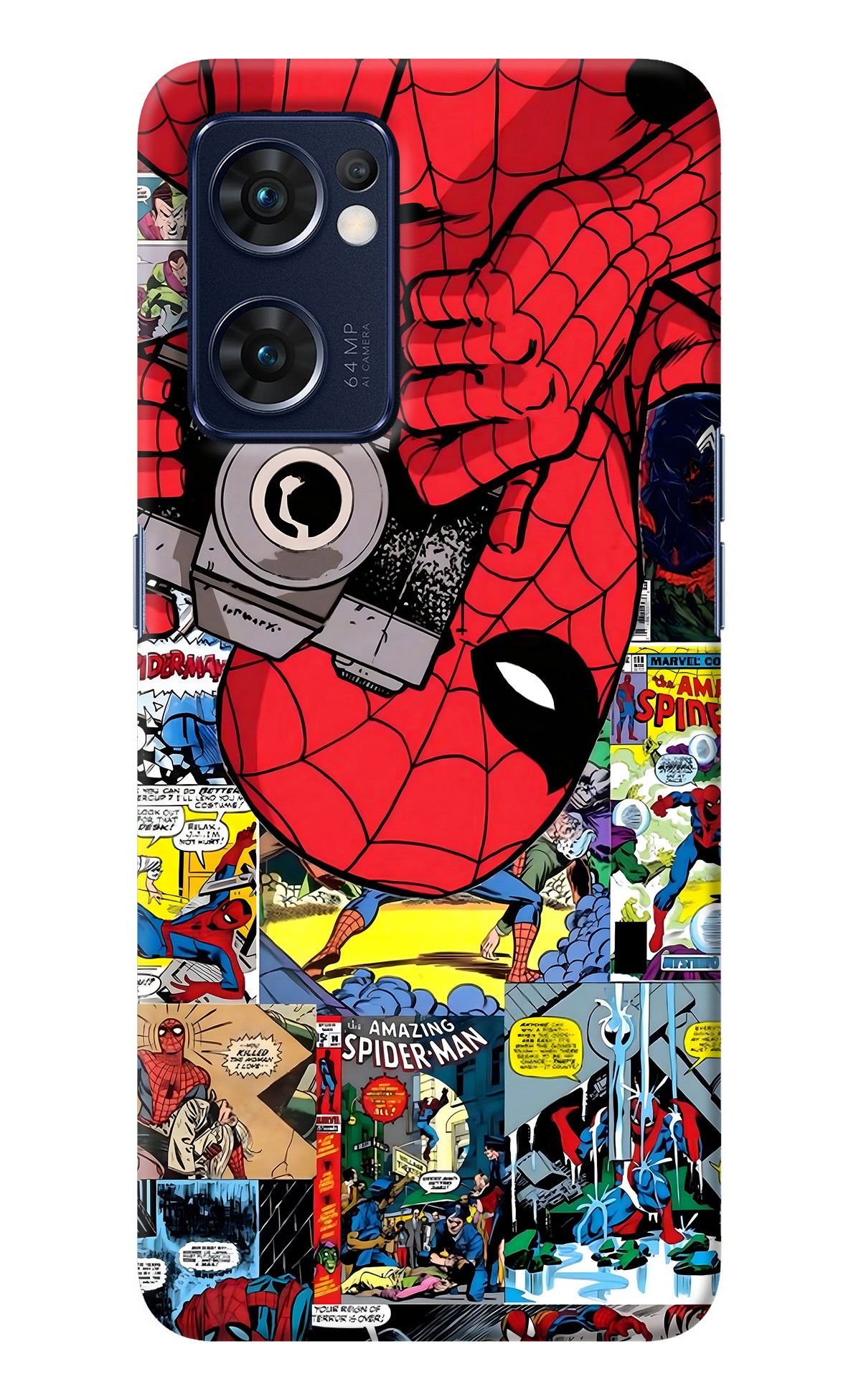 Spider Man Oppo Reno7 5G Back Cover