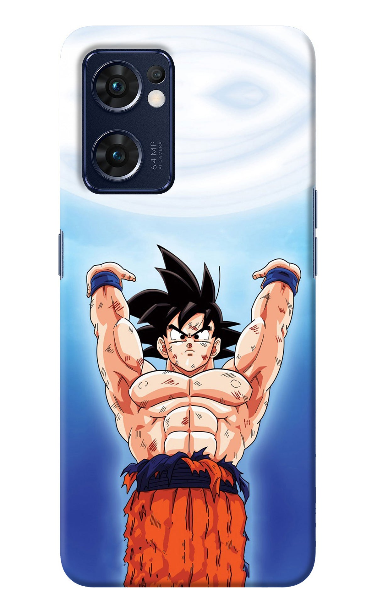 Goku Power Oppo Reno7 5G Back Cover